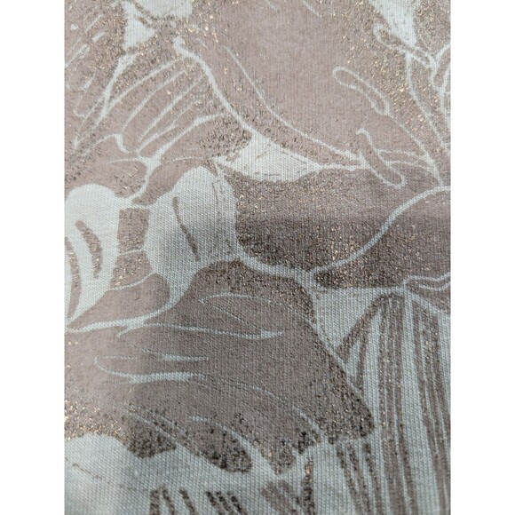 Beige Flower Pull-On Tunic. Liz And Me.From Catherines Size 5X  34W 36W See Pic - Picture 8 of 11